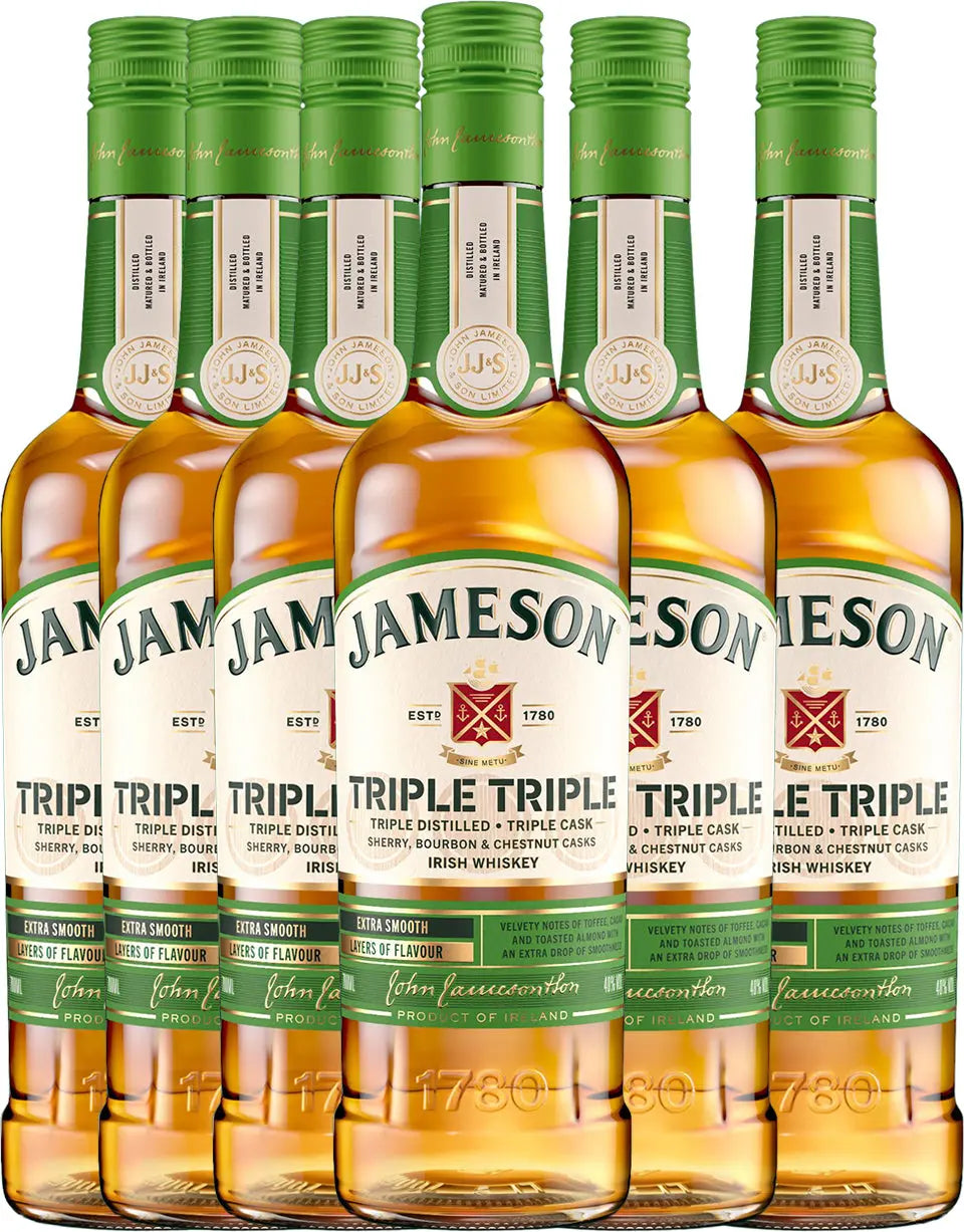Buy Jameson Triple Triple Irish Whiskey 6-Pack