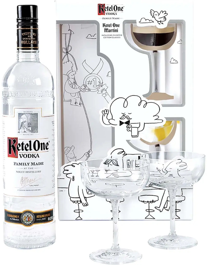 Ketel One Vodka with Martini Espresso Gift Set Ketel One