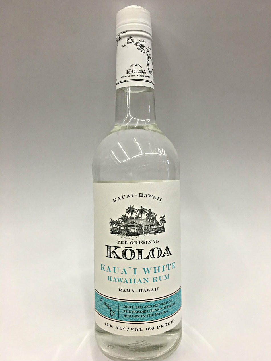 Koloa Kaua`i White Rum 750ml - Koloa