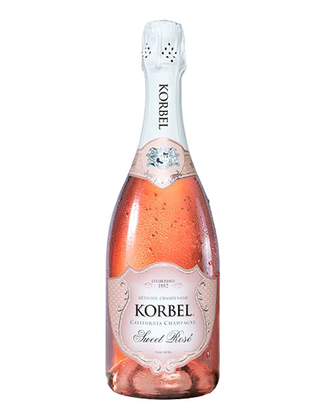 Korbel Sweet Rose Champagne 750ml - Korbel
