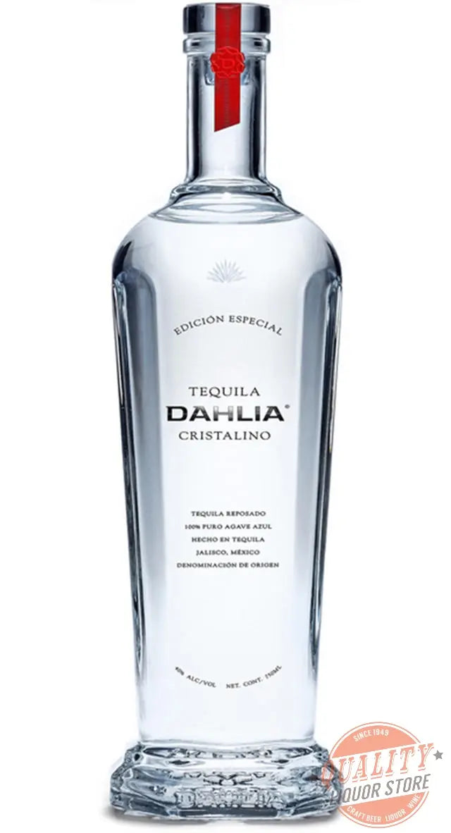 Dahlia Cristalino Tequila 750ml - Liquor