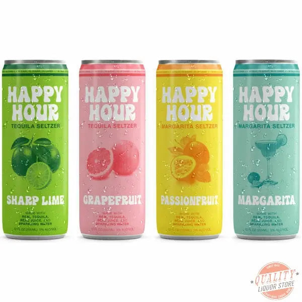 Happy Hour Tequila Seltzer 8-Pack - Liquor