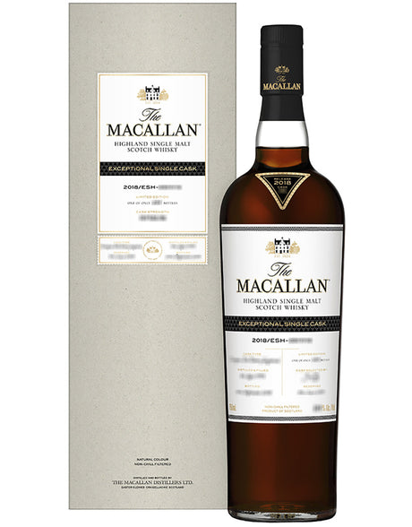 Buy The Macallan Exceptional Single Cask 2018 ESH-3917/10 Whisky