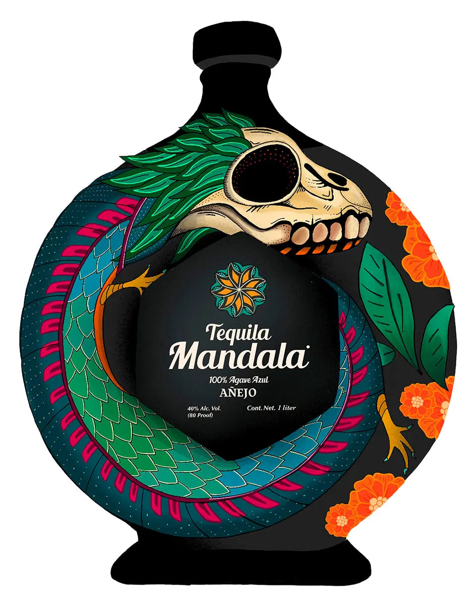 Mandala Anejo Dia De Los Muertos 2023 Tequila - Mandala