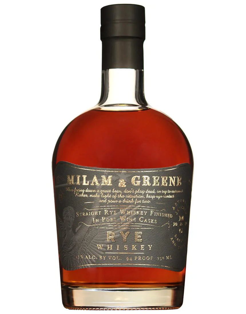 Milam & Greene Straight Rye Whiskey - Milam & Greene