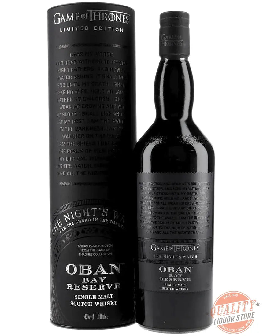 Buy Oban Bay Reserve Whisky Game of Thrones The Night's Watch