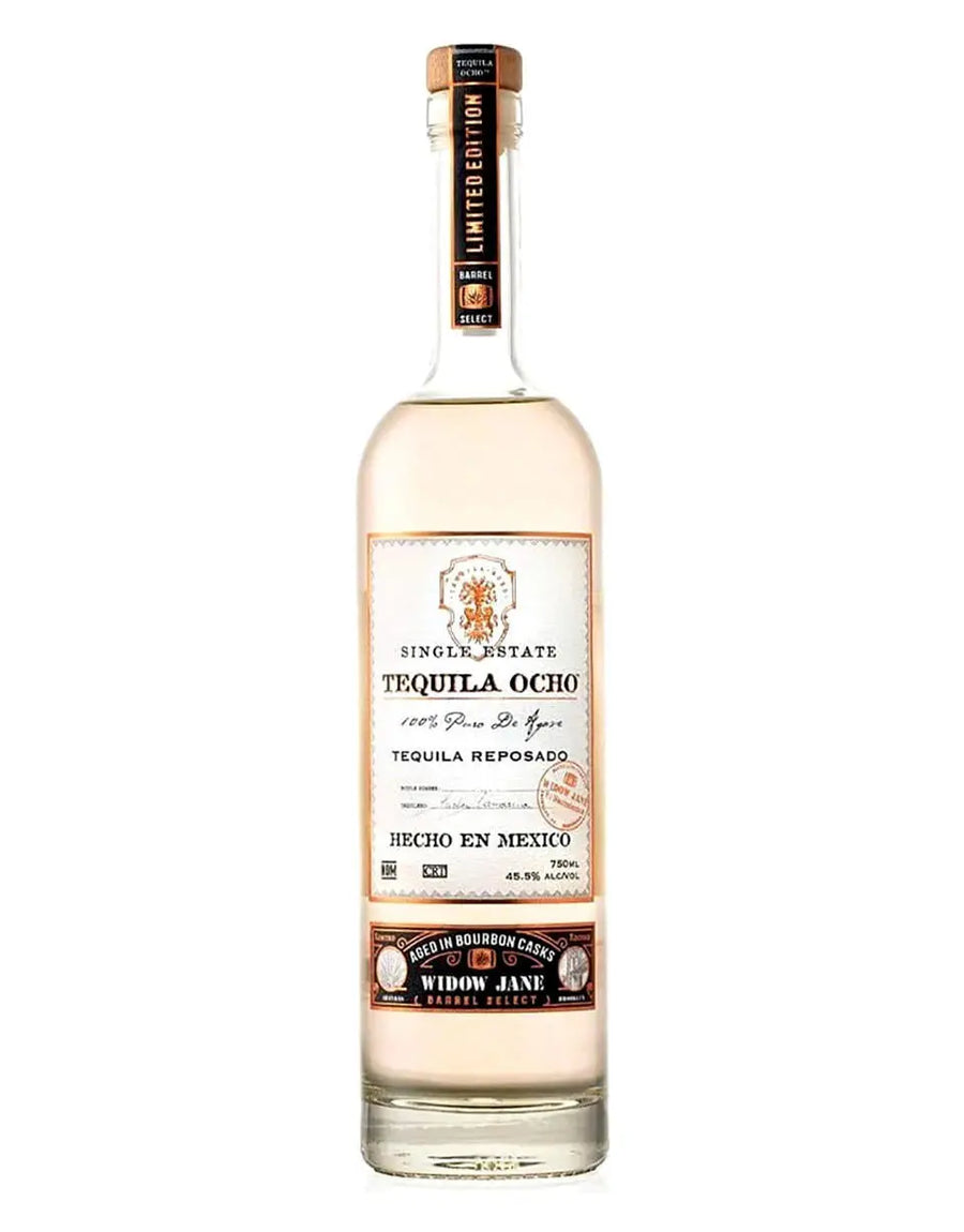 Tequila Ocho Reposado Aged in Widow Jane Bourbon Barrel - Ocho