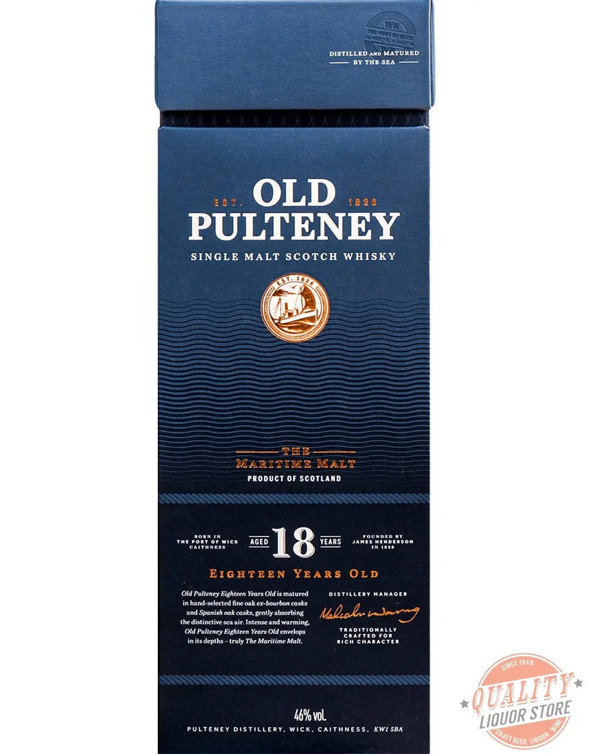 Old Pulteney 18 Year 750ml - Old Pulteney
