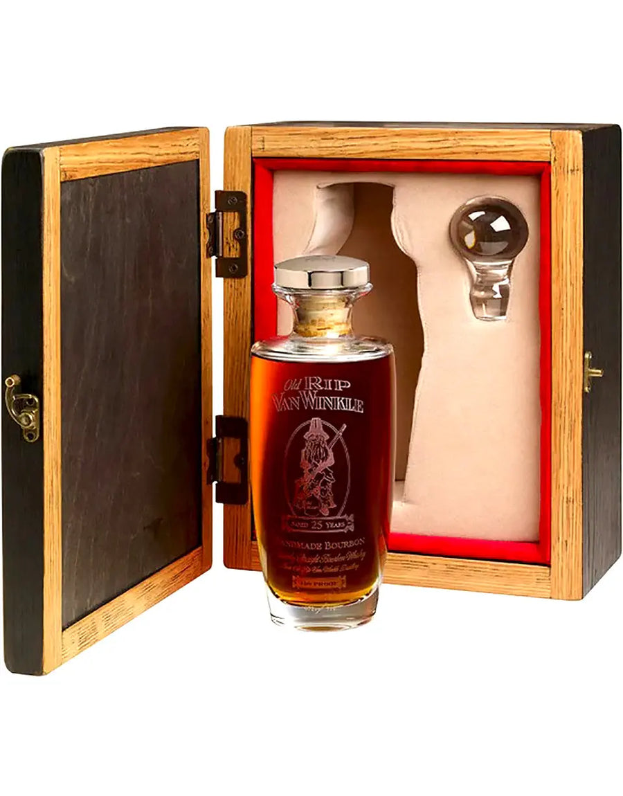 Pappy Van Winkle Old Rip Van Winkle 25 Year Old Bourbon Whiskey Pappy Van Winkle