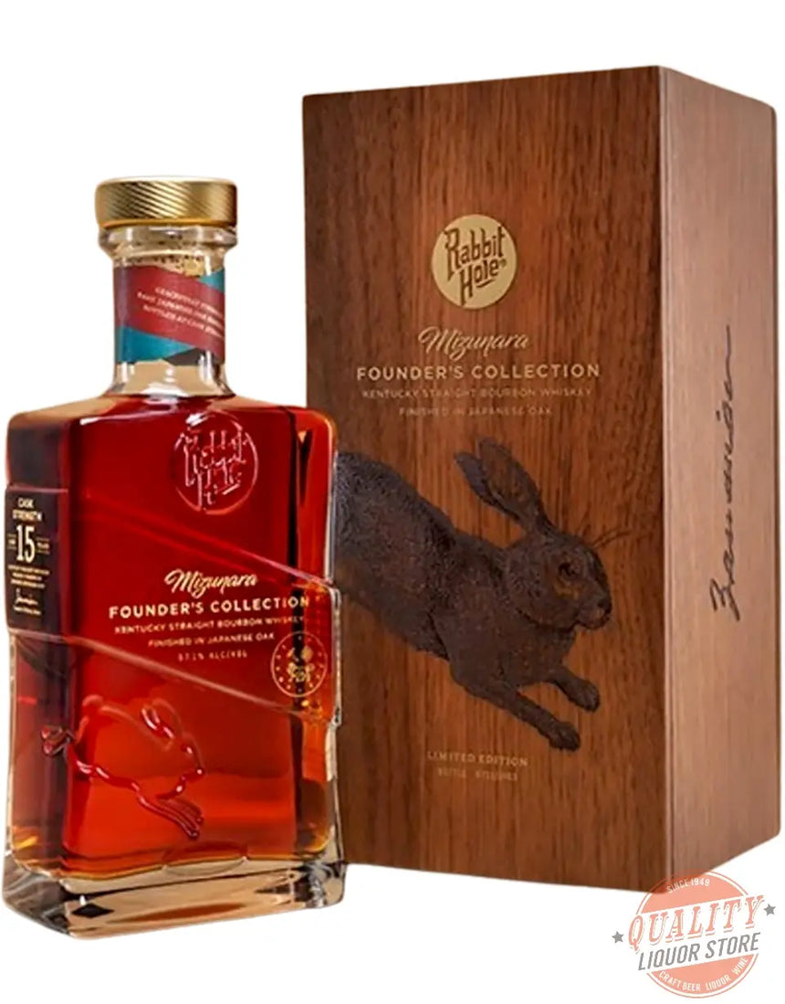 Buy Rabbit Hole Mizunara Founder's Collection 15-Year-Old Cask Strength Kentucky Straight Bourbon
