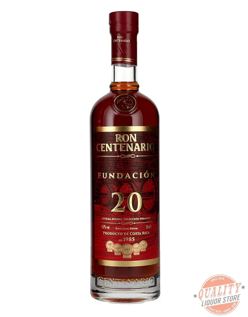 Centenario 20 Rum Old Fundacion - Ron Centenario