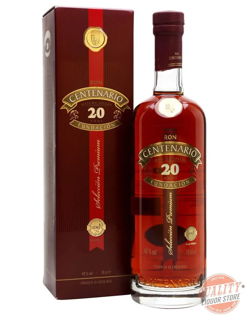 Centenario 20 Rum Old Fundacion - Ron Centenario