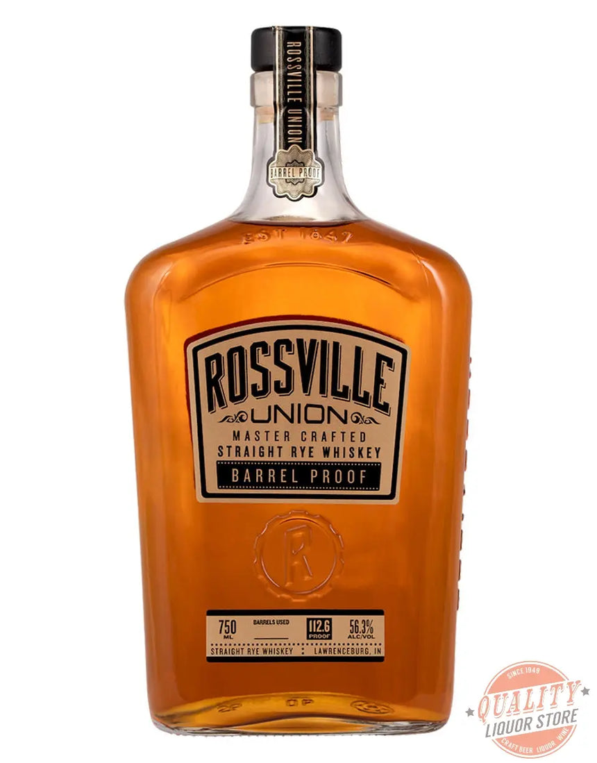 Rossville Union Barrel Proof Rye Whiskey - Rossville Union