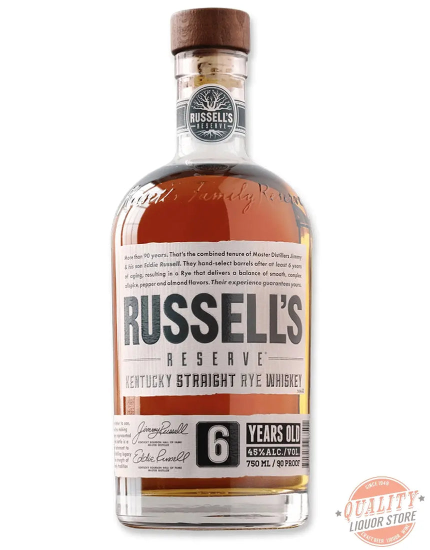 Russell's Reserve Rye 6 Year Whiskey - Wild Turkey