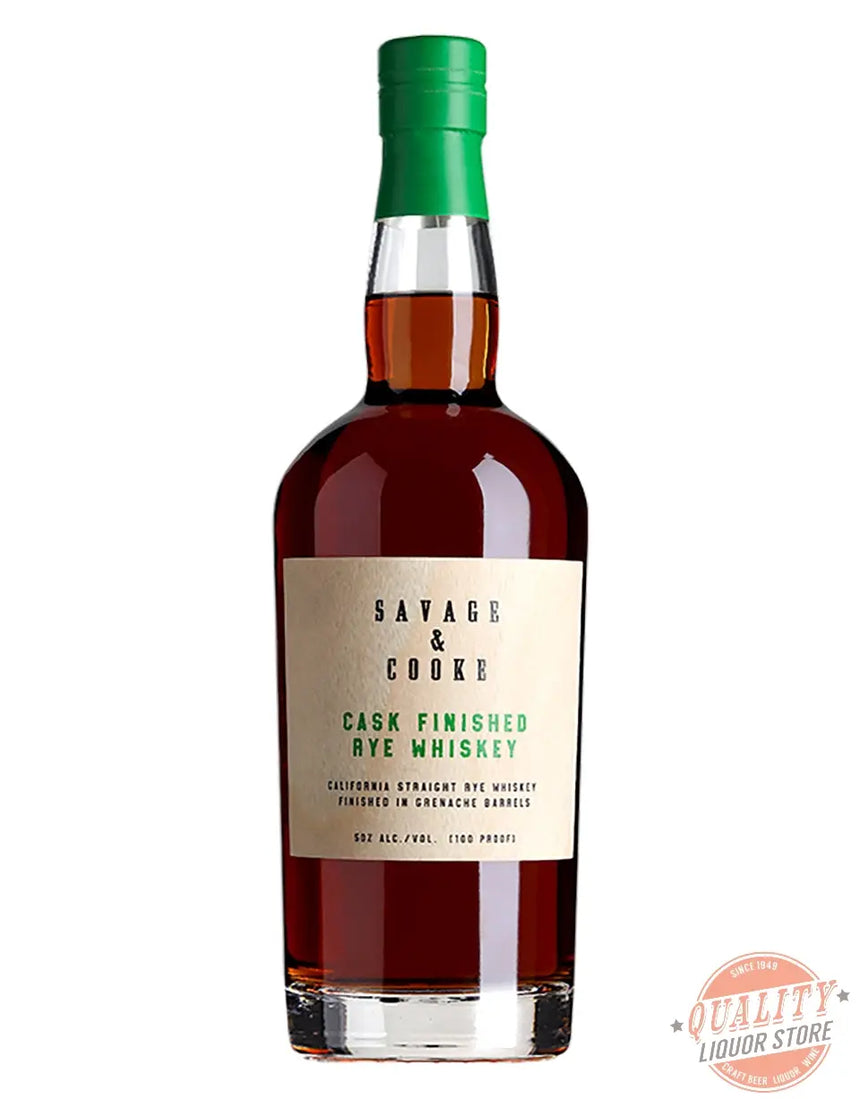 Buy Savage & Cooke Cask Finished Rye Whiskey