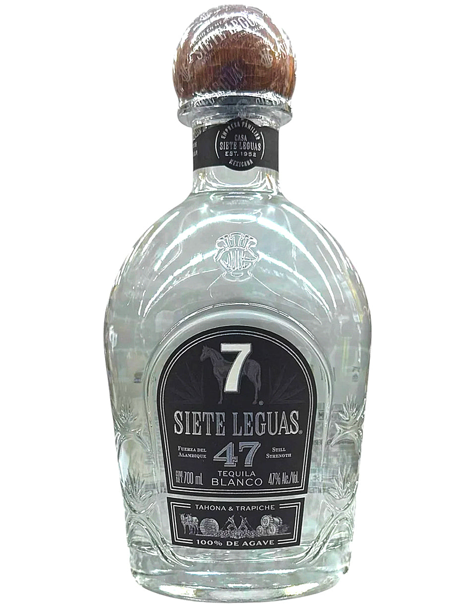 Tequila Blanco Siete Leguas 47 de Alta Prueba