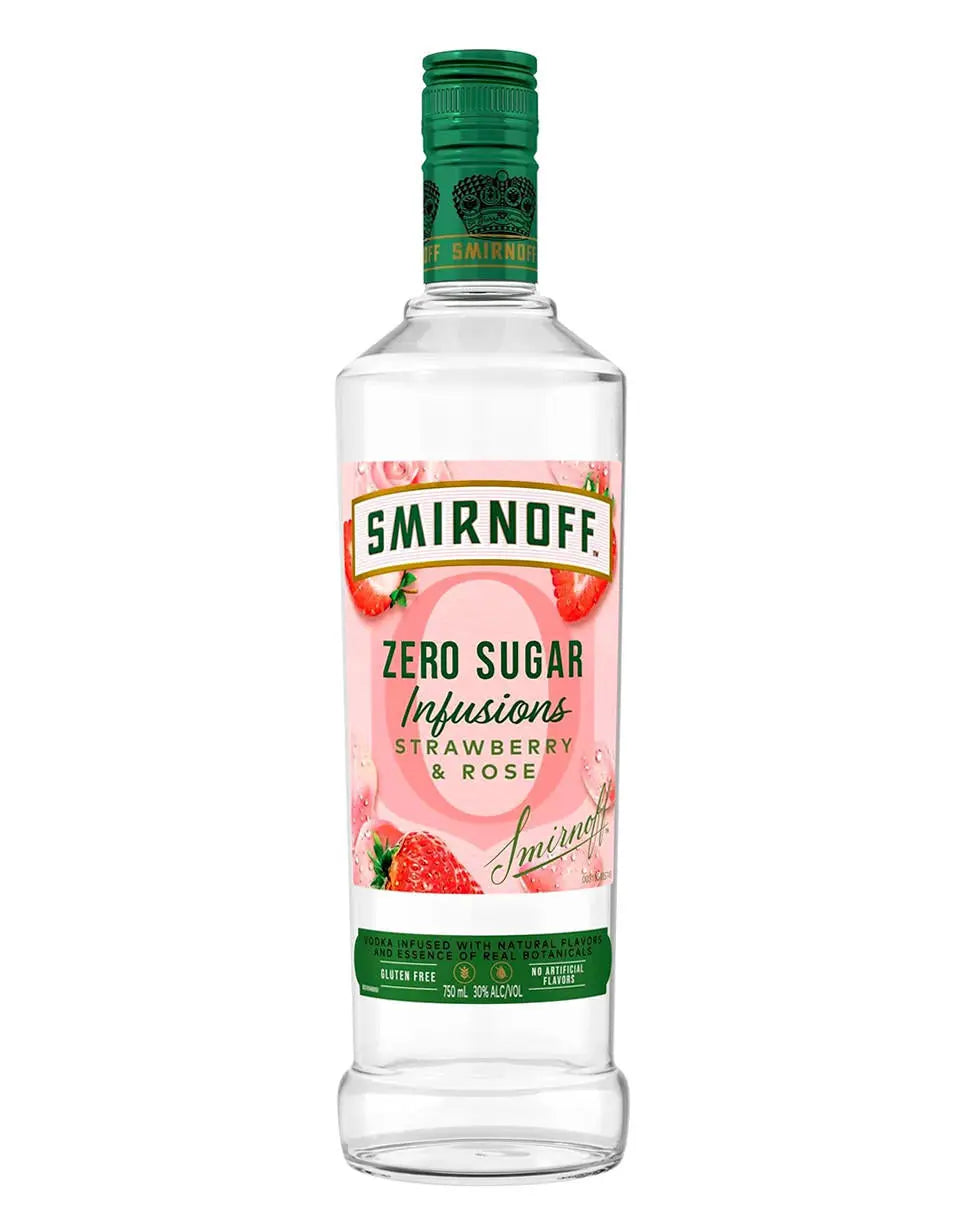 Smirnoff Zero Infusions Strawberry Rose 750ml - Smirnoff