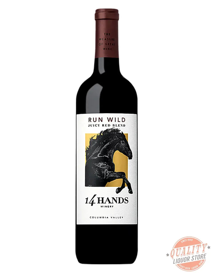 14 Hands Run Wild Red 750ml - Ste Michelle