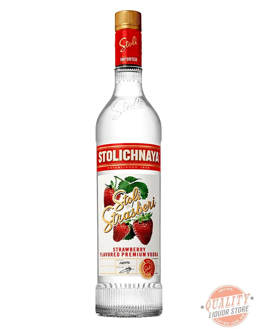 Stolichnaya Strasberi 750ml - Stolichnaya Vodka