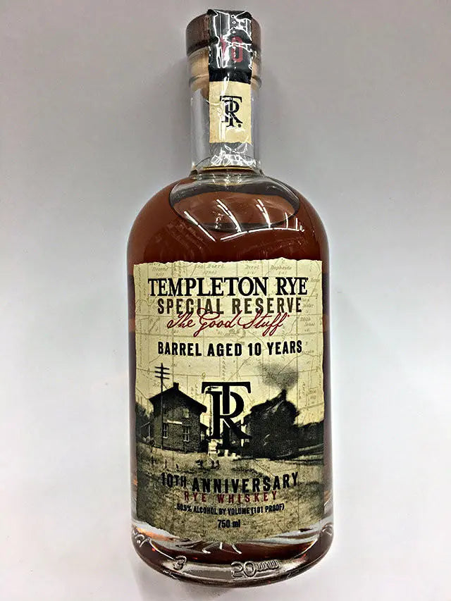 Templeton Rye 10 Whiskey 750ml - Templeton