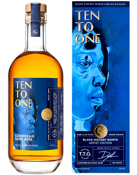 Buy Ten To One Caribbean Dark Rum Artist Edition