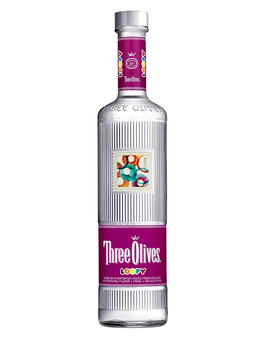 Three Olives Loopy Vodka 750ml - Three Olives