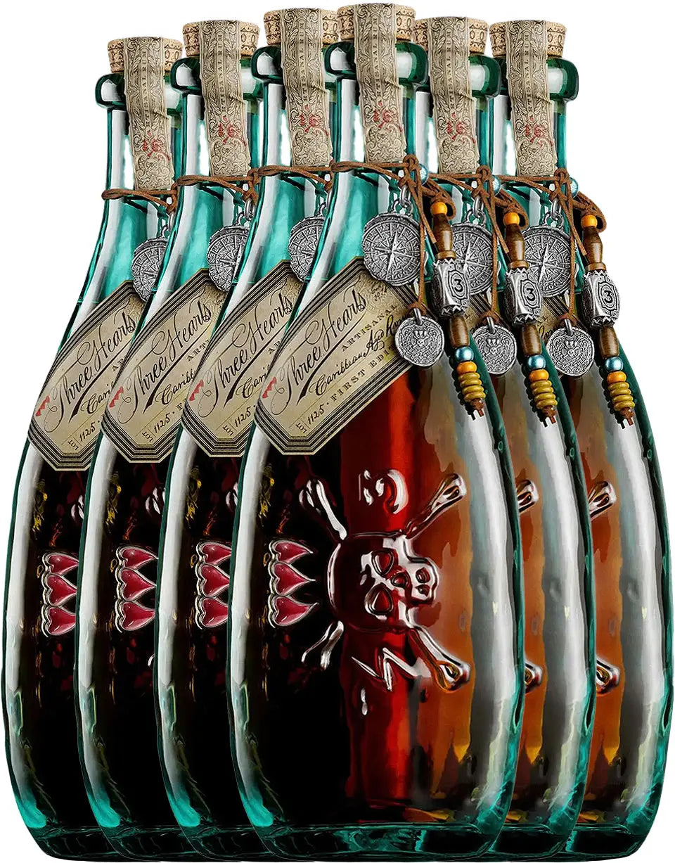 Three Hearts Rum Collection 6-Pack by Johnny Depp