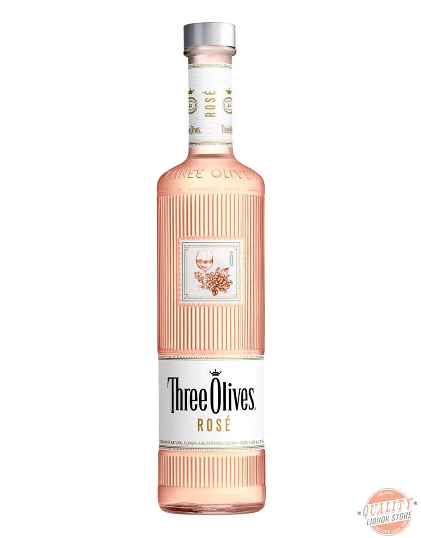 Three Olives Rose Vodka 750ml - Three Olives