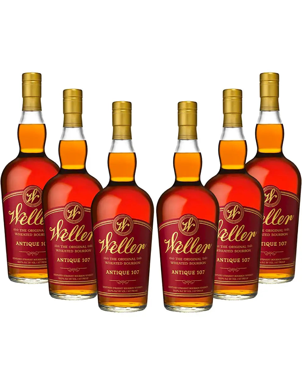 Weller Antique 107 バーボン ウイスキー W.L. Weller Antique 107 Bourbon 6-Pack Bundle | Whiskey - Quality