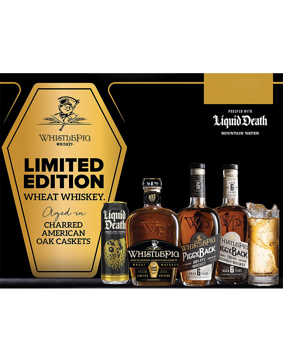 Buy Whistlepig x Liquid Death Gravestock Wheat Whiskey