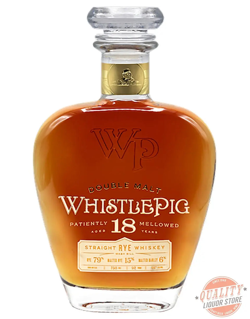 WhistlePig 18 Year Double Malt Aged Rye Whiskey - WhistlePig