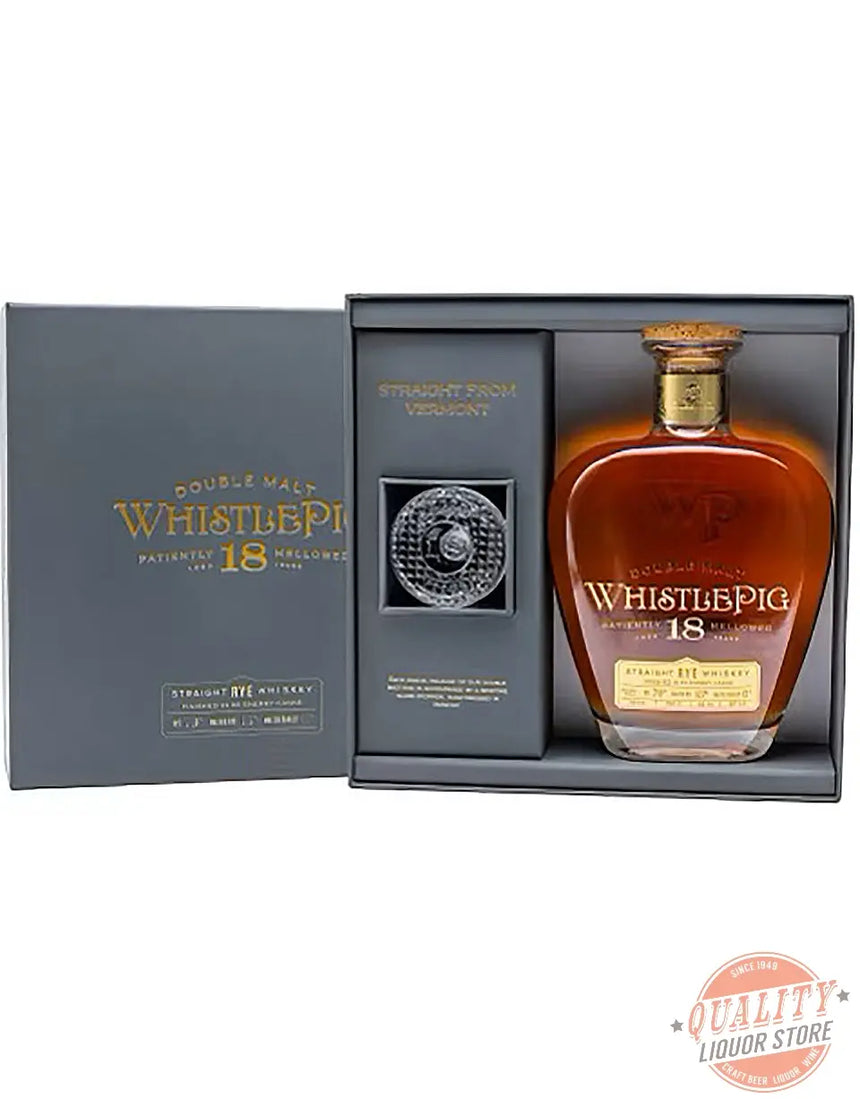 Buy WhistlePig 18 Year Double Malt Aged Rye Whiskey