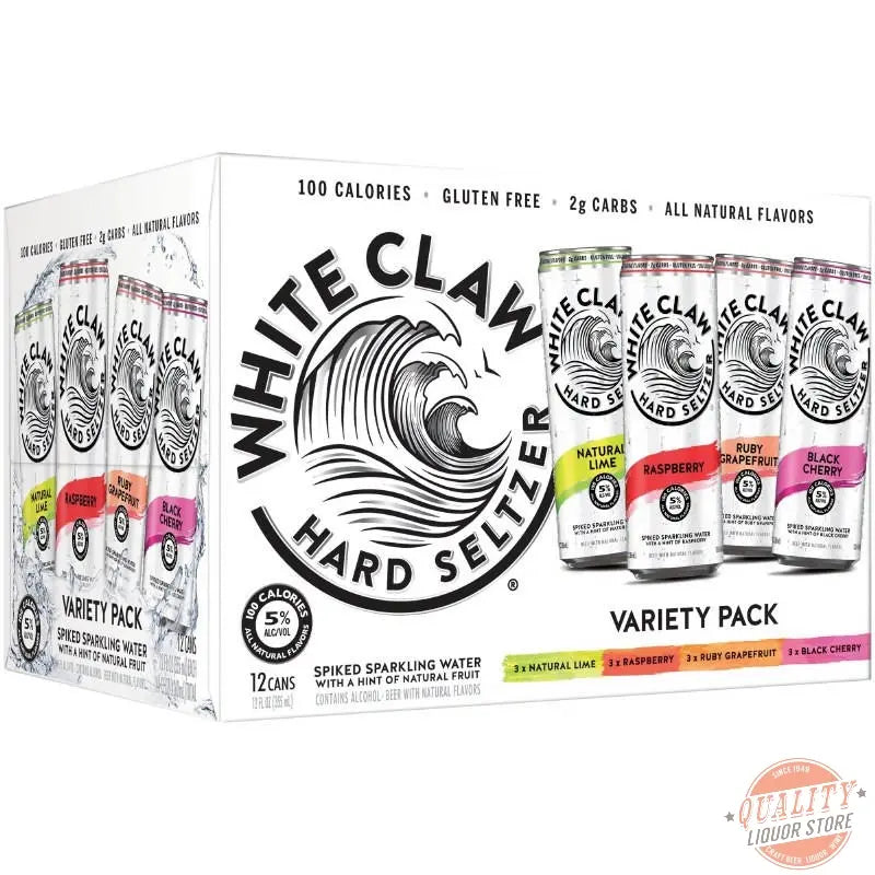 White Claw Hard Seltzer Variety Pack #1 12Pk - White Claw