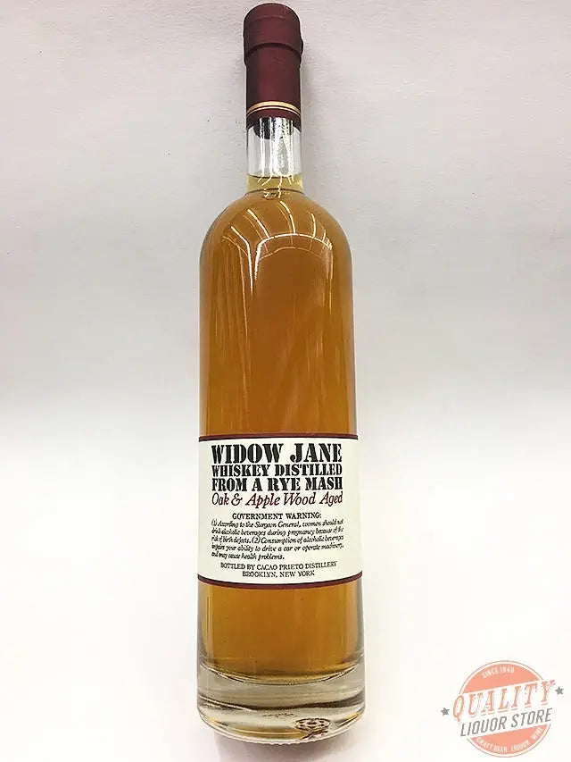 Widow Jane Rye Oak & Apple Wood 750ml - Widow Jane