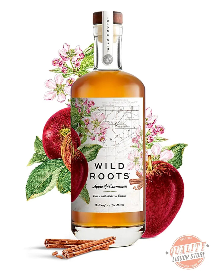 Wild Roots Apple & Cinnamon Vodka 750ml - Wild Roots