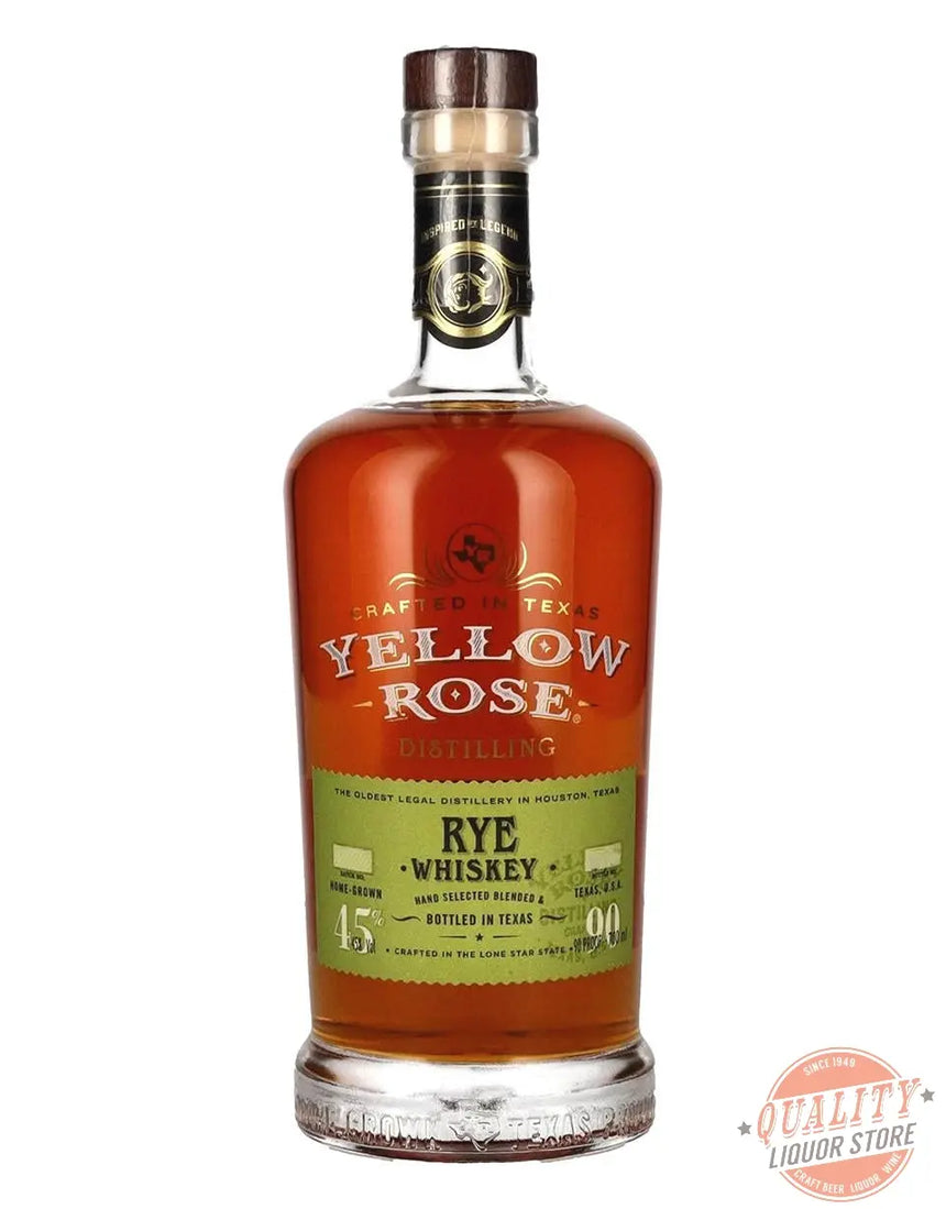 Yellow Rose Rye Whiskey 750ml - Yellow Rose