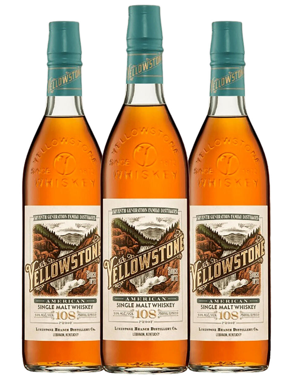 Yellowstone American Single Malt Whiskey 3-Pack - Yellowstone