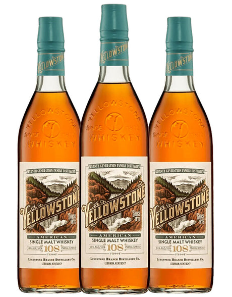 Yellowstone American Single Malt Whiskey 3-Pack - Yellowstone