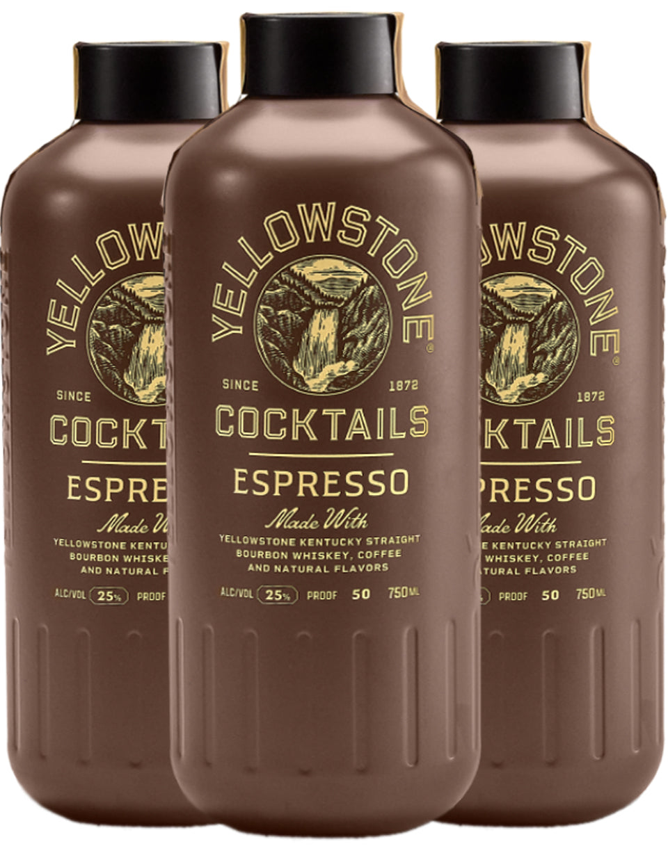 Buy Yellowstone Espresso RTD Bourbon Cocktail 3-Pack