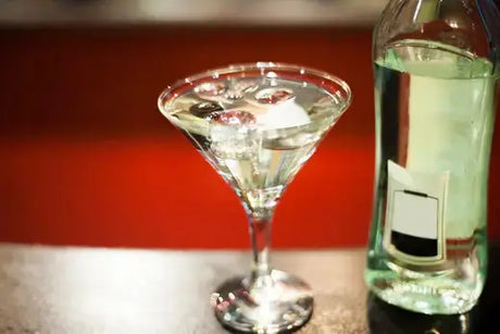 Classic vodka Martini with lemon twist