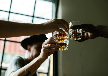 people drinking liquor
