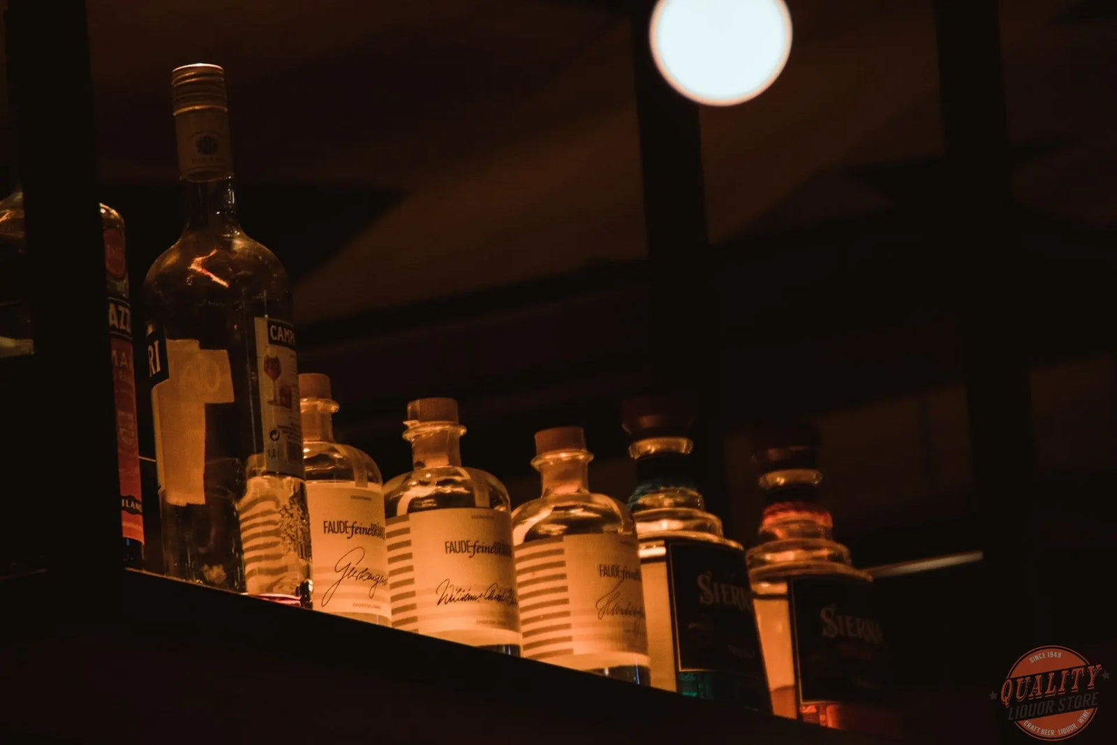 liquor bottles