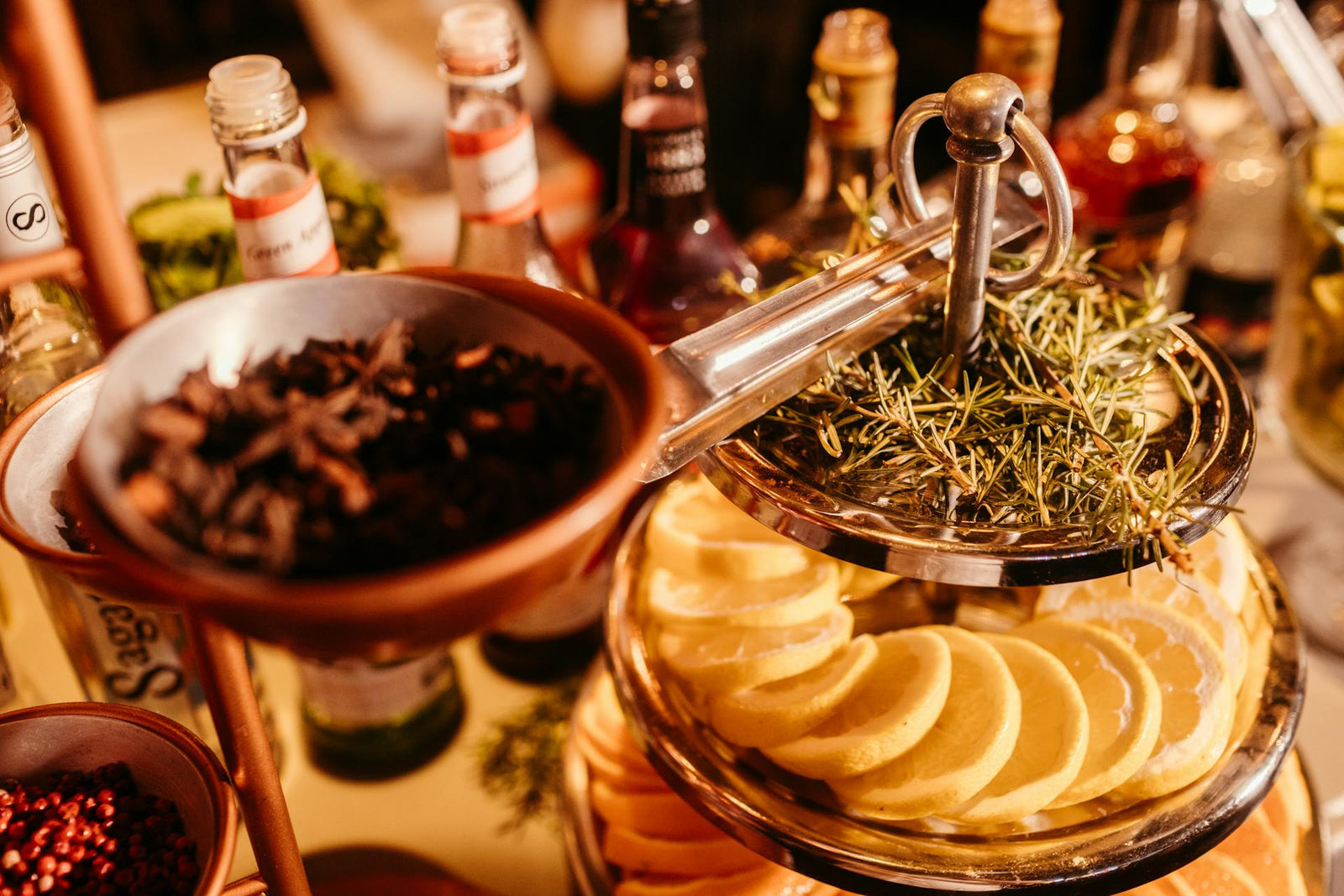 cocktail station