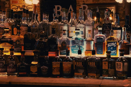 Inspecting a damaged liquor bottle seal after delivery