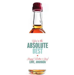 Absolute Best Mini Liquor Label iCustomLabel