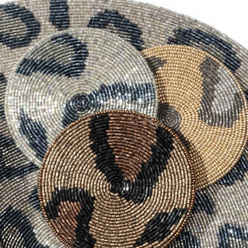 Animal pattern coasters, silver Joanna Buchanan