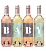 Baby Green Wine Label Set