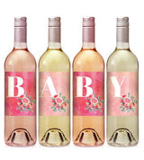 Baby Pink Wine Label Set