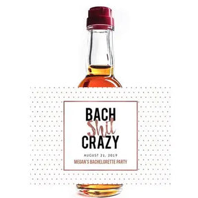 Bach Shit Mini Liquor Label iCustomLabel