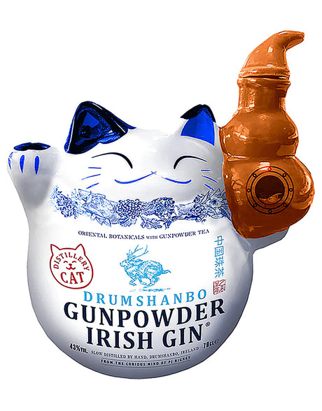 Drumshanbo Gunpowder Irish Gin Ceramic Cat